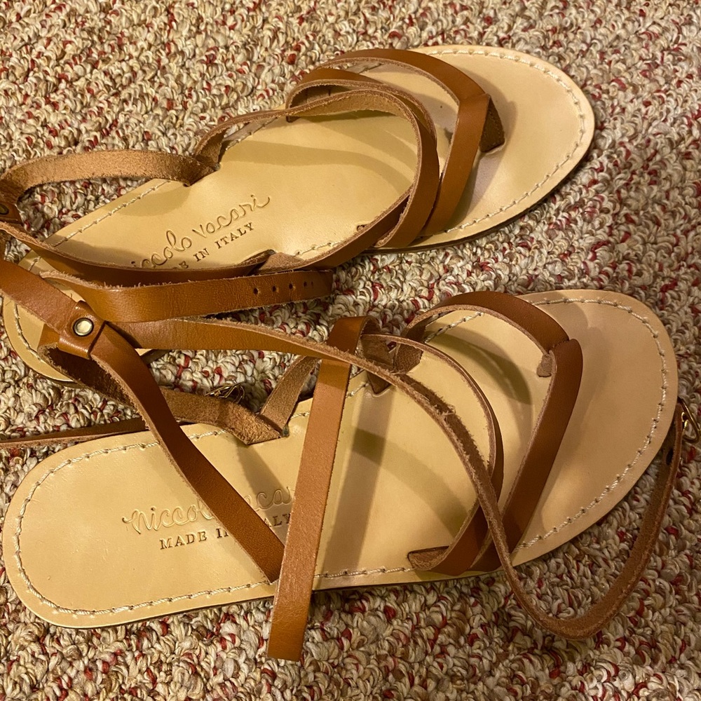 New - never worn Grecian sandals 6ish in size